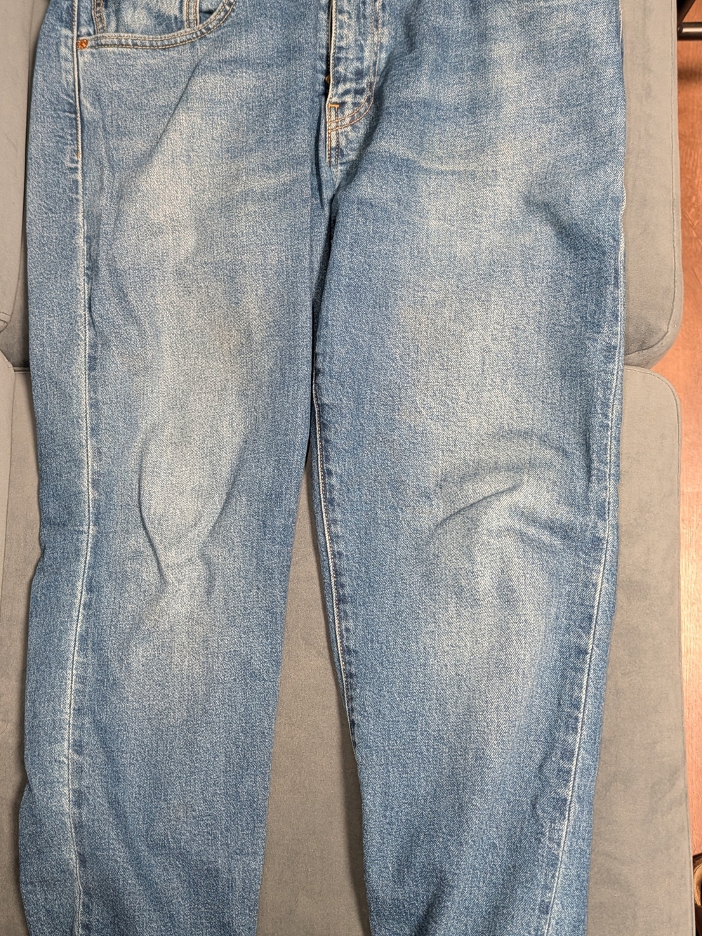 Levi's 502 Premium Selvedge 34x30 Medium Wash